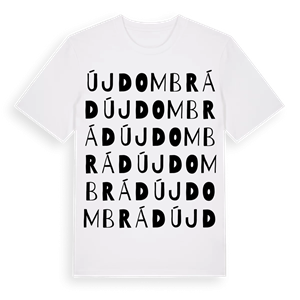 Újdombrád ordlek t-shirt – ekologisk bomull t-shirt från Pinshirt