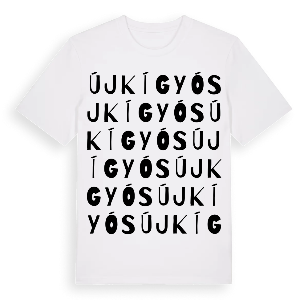 Újkígyós ordlek t-shirt – White, i miljö