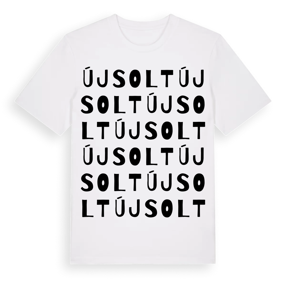 Újsolt ordlek t-shirt – White, i miljö