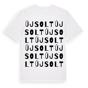 Újsolt ordlek t-shirt – ekologisk bomull t-shirt från Pinshirt