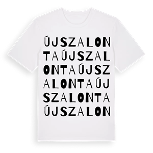 Újszalonta ordlek t-shirt – ekologisk bomull t-shirt från Pinshirt