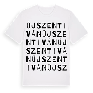 Újszentiván ordlek t-shirt – ekologisk bomull t-shirt från Pinshirt