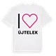 Jag älskar Újtelek t-shirt stort tryck