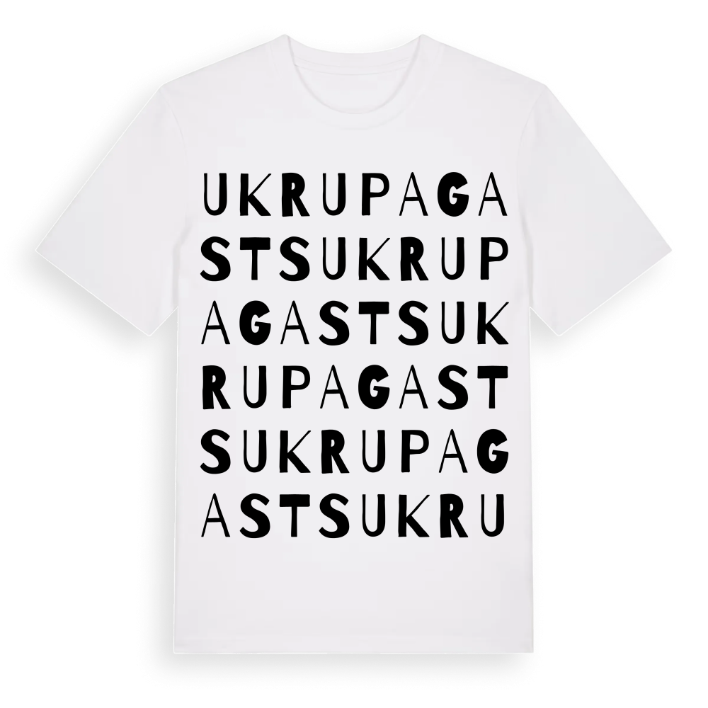 Ukru pagasts ordlek t-shirt – White, i miljö
