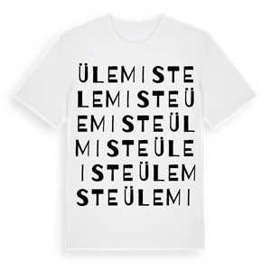 Ülemiste ordlek t-shirt – ekologisk bomull t-shirt från Pinshirt