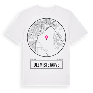 Ülemistejärve t-shirt – ekologisk bomull t-shirt från Pinshirt