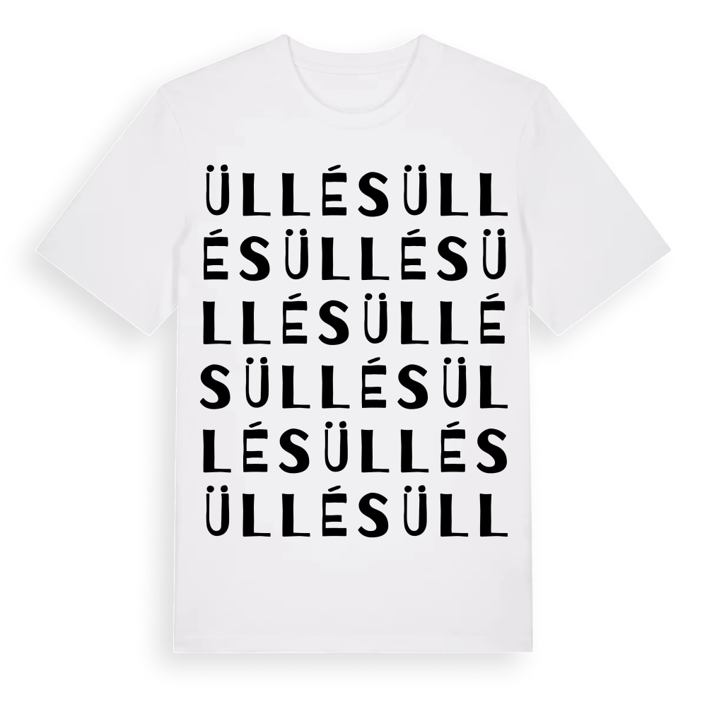 Üllés ordlek t-shirt – White, i miljö