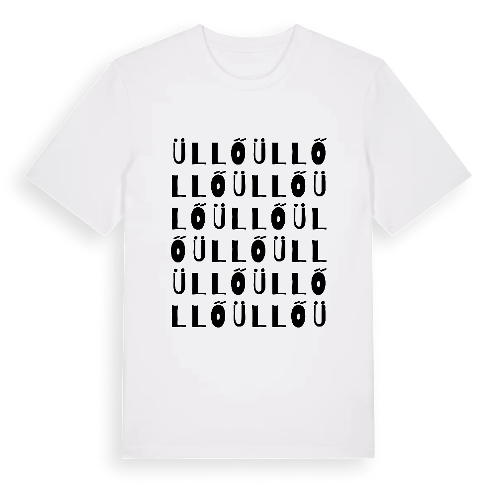 Üllő ordlek t-shirt – White, i miljö