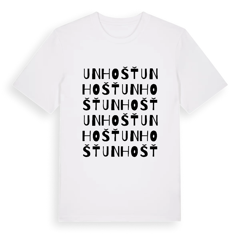 Unhošť ordlek t-shirt – White, i miljö