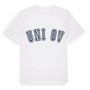 Uničov college t-shirt – ekologisk bomull t-shirt från Pinshirt