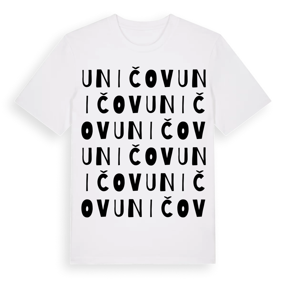 Uničov ordlek t-shirt – White, i miljö
