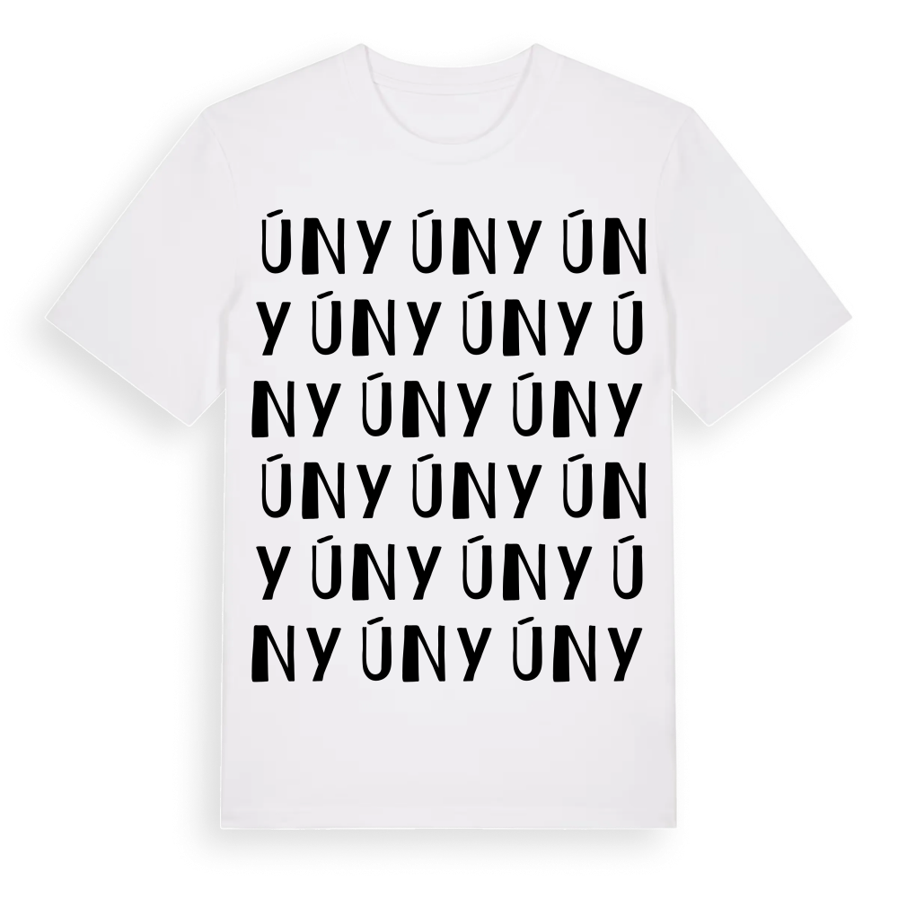 Úny ordlek t-shirt – White, i miljö