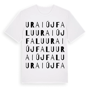 Uraiújfalu ordlek t-shirt – ekologisk bomull t-shirt från Pinshirt