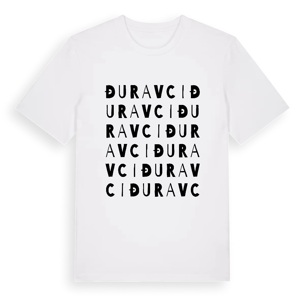 Đuravci ordlek t-shirt – White, i miljö