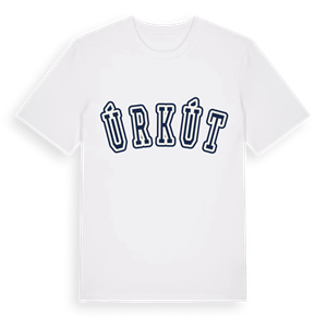 Úrkút college t-shirt – ekologisk bomull t-shirt från Pinshirt