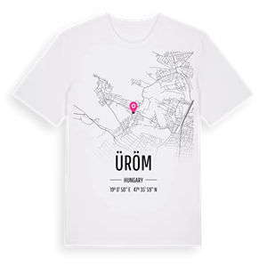 Üröm karta t-shirt – ekologisk bomull t-shirt från Pinshirt