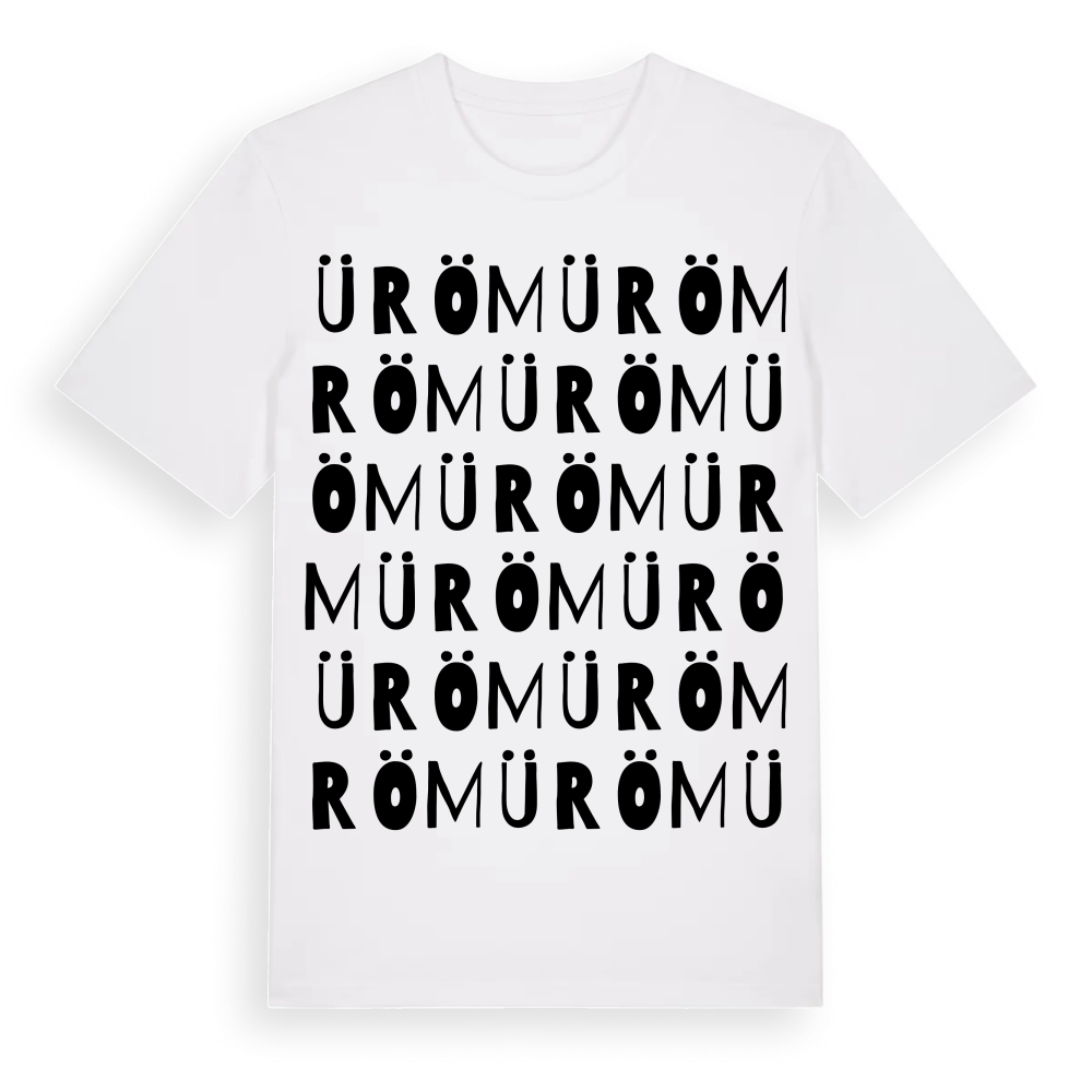 Üröm ordlek t-shirt – White, i miljö