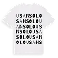 Usansolo ordlek t-shirt