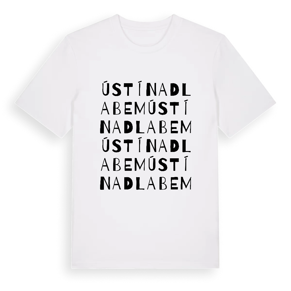 Ústí nad Labem ordlek t-shirt – White, i miljö