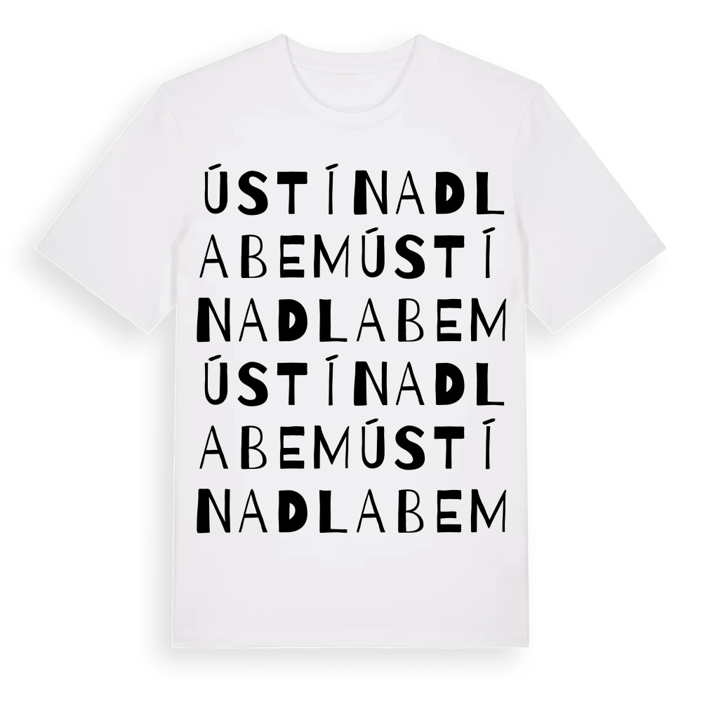 Ústí nad Labem ordlek t-shirt – White, i miljö