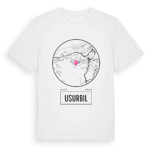 Usurbil t-shirt – ekologisk bomull t-shirt från Pinshirt