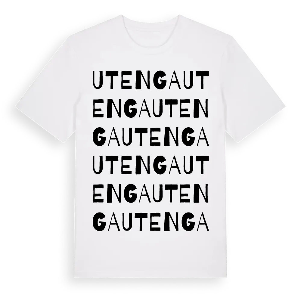 Utenga ordlek t-shirt i miljö