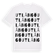 Utlångö ordlek t-shirt