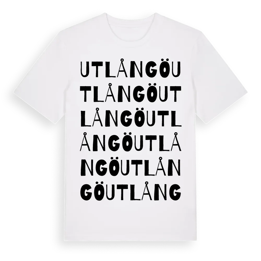 Utlångö ordlek t-shirt i miljö