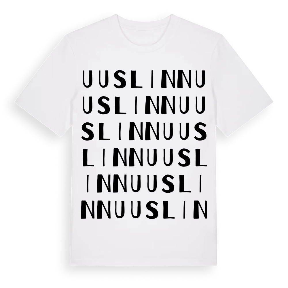 Uuslinn ordlek t-shirt – White, i miljö