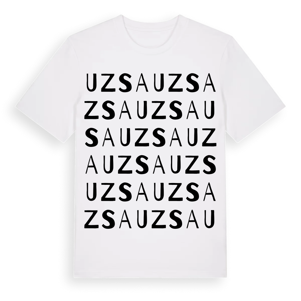 Uzsa ordlek t-shirt – White, i miljö