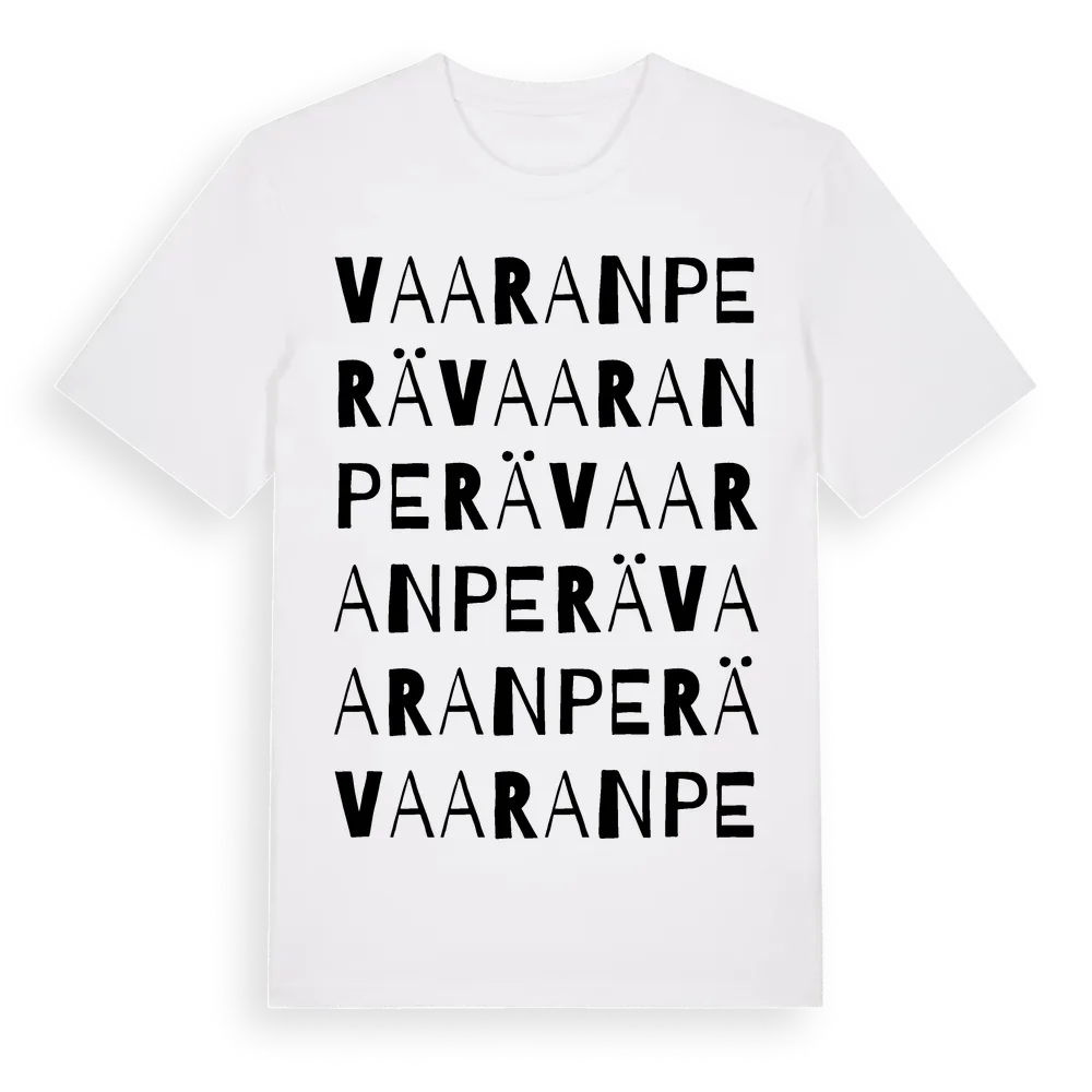 Vaaranperä ordlek t-shirt i miljö