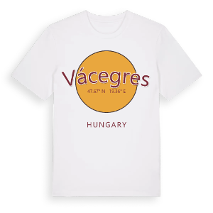 Vácegres cirkel t-shirt – ekologisk bomull t-shirt från Pinshirt