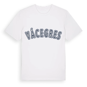 Vácegres college t-shirt – ekologisk bomull t-shirt från Pinshirt
