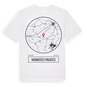 Vadakstes pagasts t-shirt – ekologisk bomull t-shirt från Pinshirt