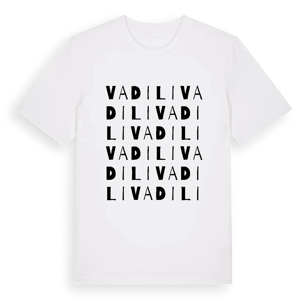Vadili ordlek t-shirt – White, i miljö