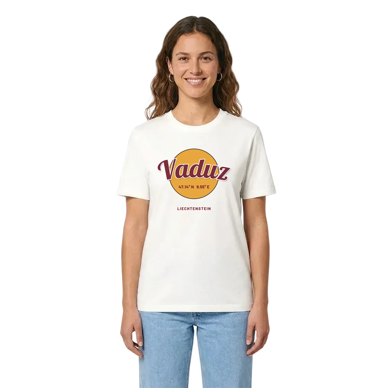 Vaduz cirkel t-shirt – White, i miljö
