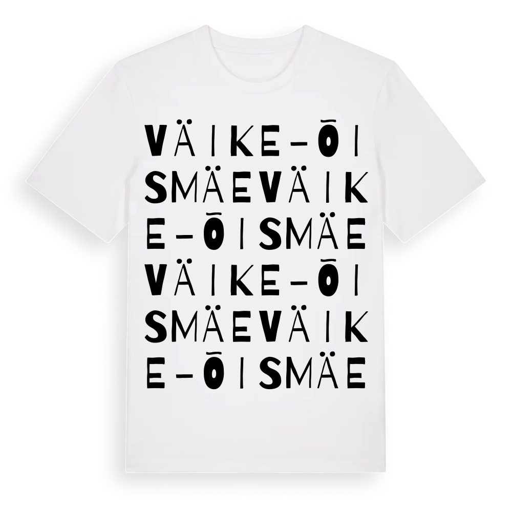 Väike-Õismäe ordlek t-shirt – White, i miljö