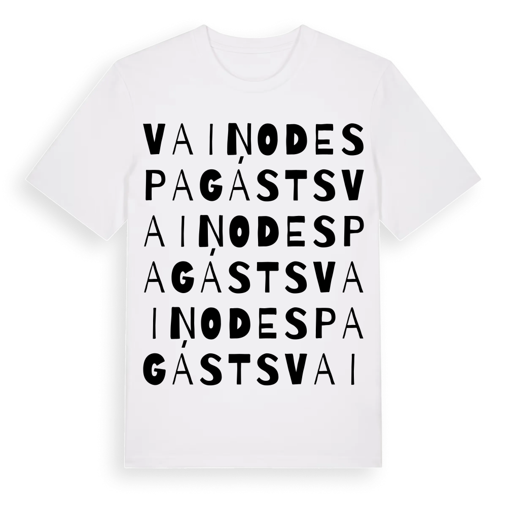 Vaiņodes pagasts ordlek t-shirt – White, i miljö