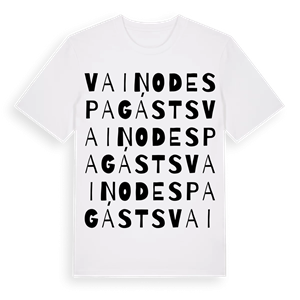 Vaiņodes pagasts ordlek t-shirt – ekologisk bomull t-shirt från Pinshirt