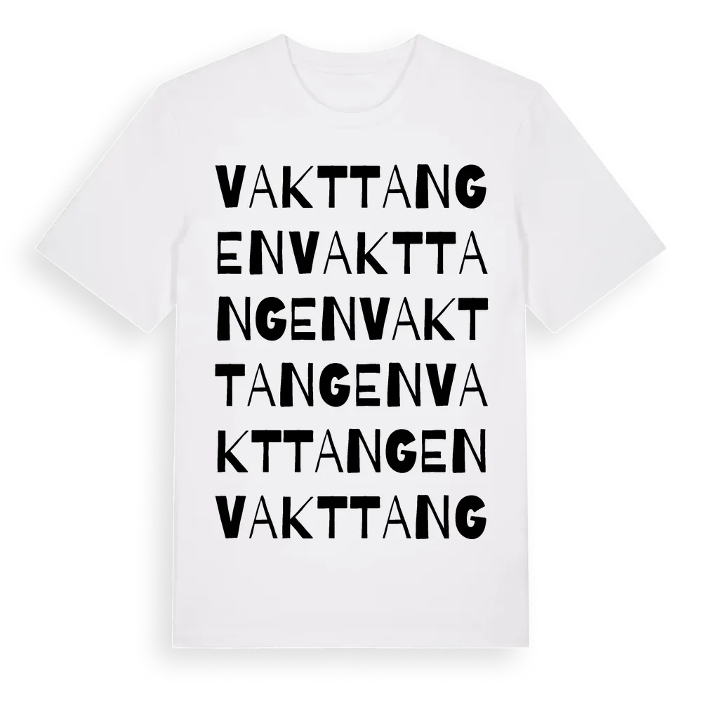 Vakttangen ordlek t-shirt i miljö