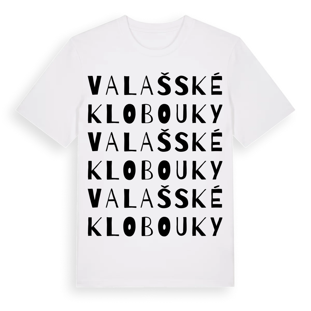 Valašské Klobouky ordlek t-shirt – White, i miljö