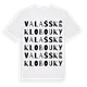 Valašské Klobouky ordlek t-shirt
