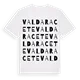 Valdaracete ordlek t-shirt