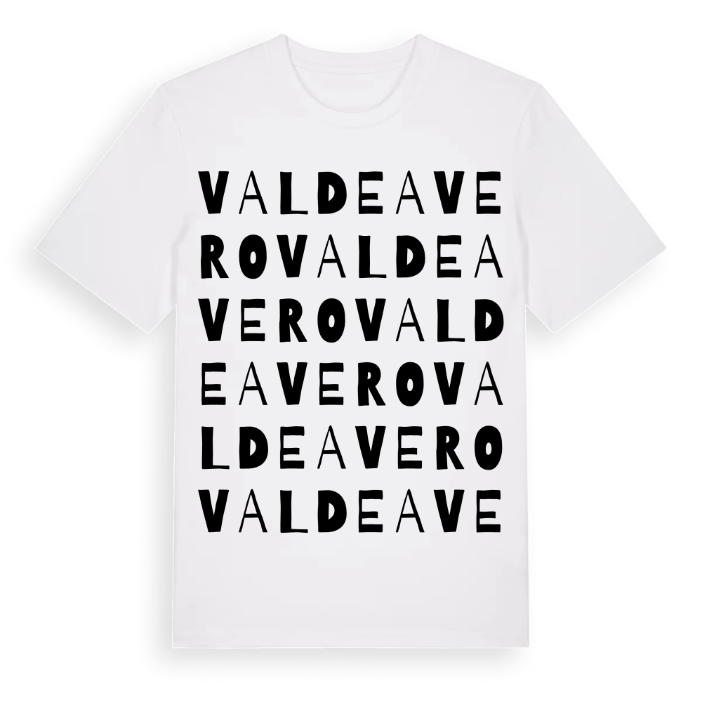 Valdeavero ordlek t-shirt – White, i miljö