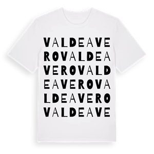 Valdeavero ordlek t-shirt – ekologisk bomull t-shirt från Pinshirt