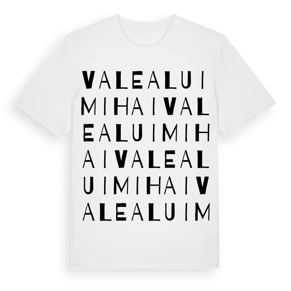Valea lui Mihai ordlek t-shirt – White, i miljö