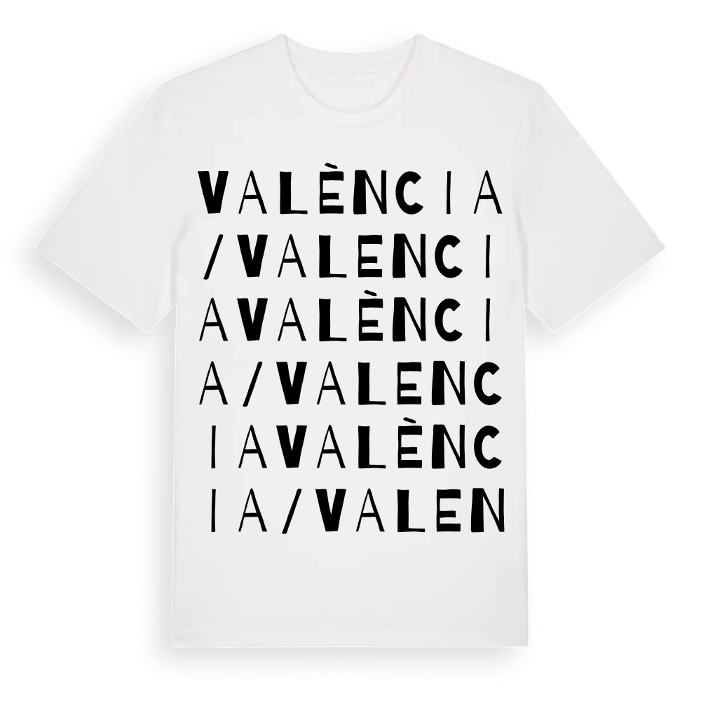 València / Valencia ordlek t-shirt – White, i miljö