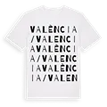València / Valencia ordlek t-shirt