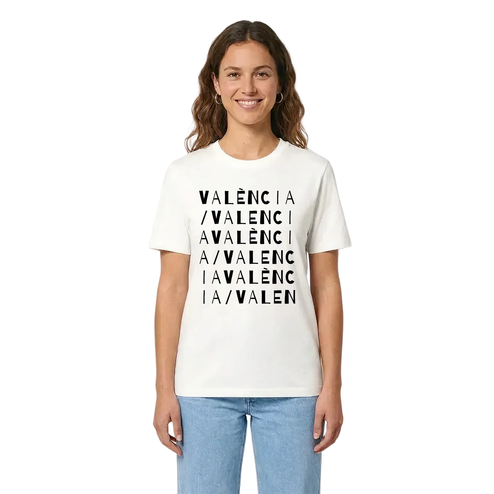 València / Valencia ordlek t-shirt – White, i miljö