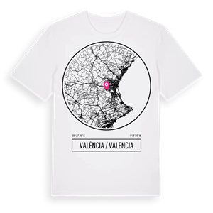 València / Valencia t-shirt – ekologisk bomull t-shirt från Pinshirt